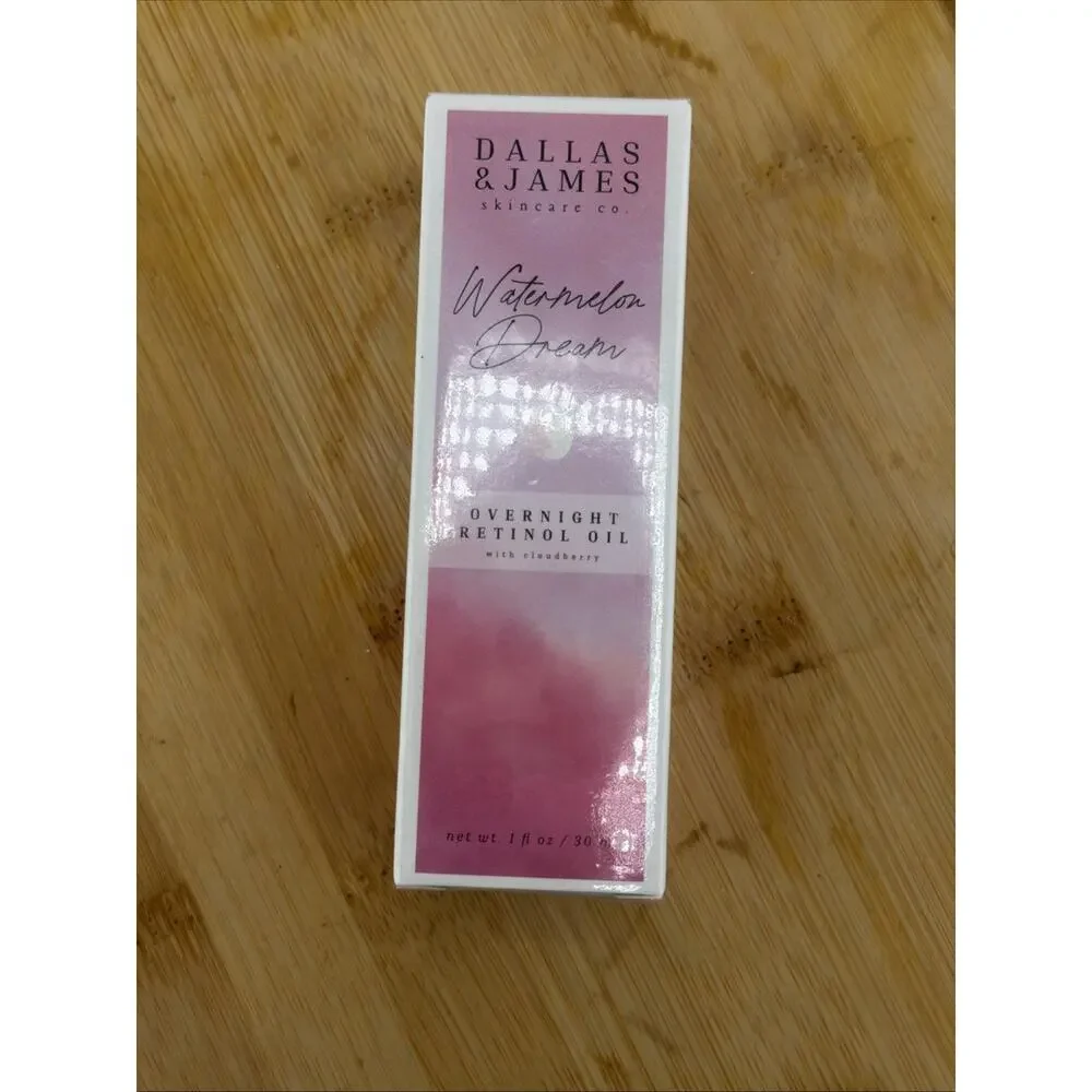 Dallas & James Watermelon Dream Overnight Retinol Oil and Cloudberry 1 floz/30ml